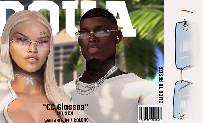 Doua unpacker CCGlasses Blue(wear me)