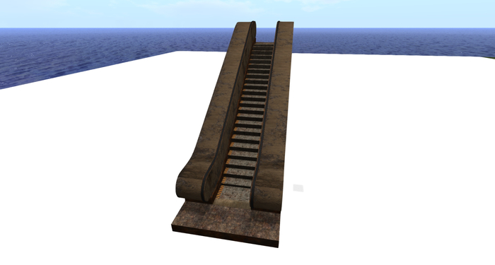 Old escalator Mesh