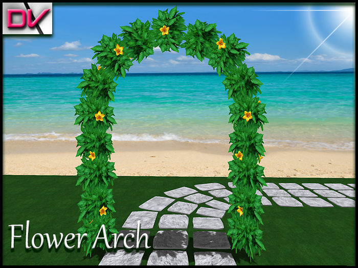 vendor Flower Arch yellow