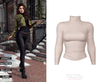 TETRA - Neva - Turtleneck (Pearl)