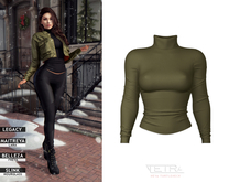 TETRA - Neva - Turtleneck (Olive)