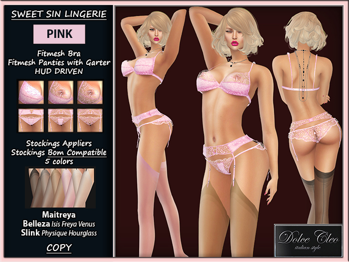 Dolce Cleo ::: Sweet Sin (PINK) - wear to unpack