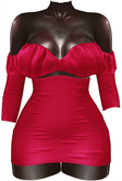 Kaithleen's Bonita Dress - Red