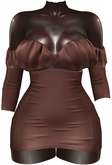 Kaithleen's Bonita Dress - Brown