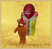 Animated Christmas Bear Greeter in Gift Box *TOUCH ME*