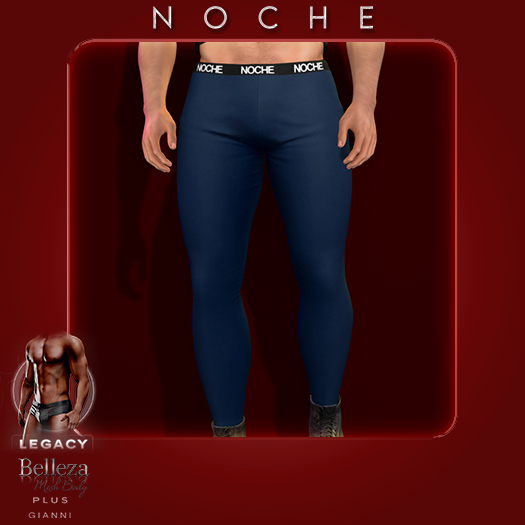NOCHE. Mev Meggings Blue
