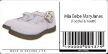 Mia Bebe TODDLER & YOUTH Rachel MaryJane Shoes - Haze [Wear]