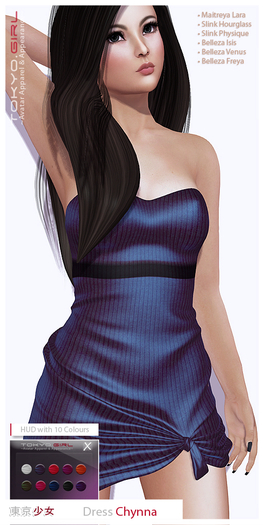 Tokyo.Girl . Dress Chynna . 10 Colours [Lara, Slink & Belleza]