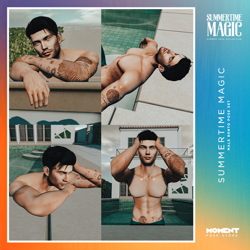 MOMENT Pose Store - Summertime Magic (Male Set)