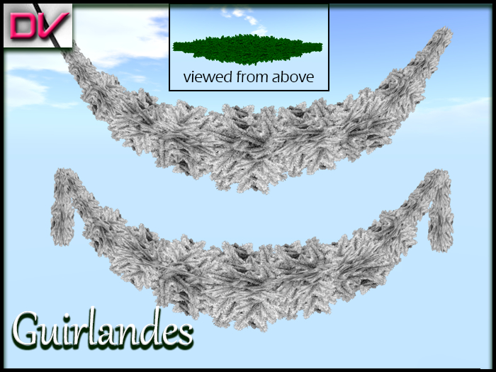 vendor Guirlande pine white