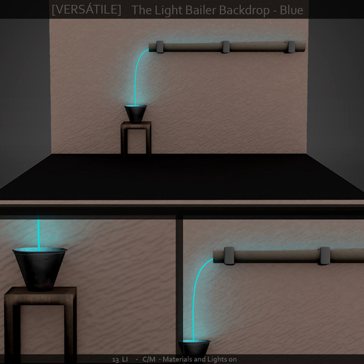 [versatile] The Light Bailer Backdrop - Blue