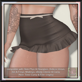 [HC] Milla Coffee Skirt for Slink, Belleza, Maitreya, eBody, Signature, Legacy & Tonic