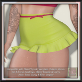 [HC] Milla Lime Skirt for Slink, Belleza, Maitreya, eBody, Signature, Legacy & Tonic