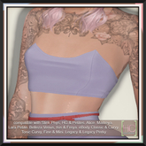 [HC] Milla Lilac Bustier Top for Slink (inc. Petite), Belleza, Maitreya, eBody, Signature, Legacy & Tonic