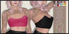 [HC] Milla Bustier Top Fat Pack for Slink (inc. Petite), Belleza, Maitreya, eBody, Signature, Legacy & Tonic