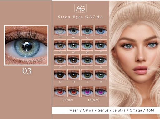 AG. Siren Eyes Gacha - Omega - 11