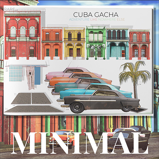 MINIMAL - Cuba Building -4- Pink