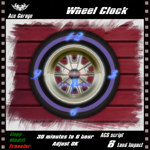 [A.G] Wheel Clock