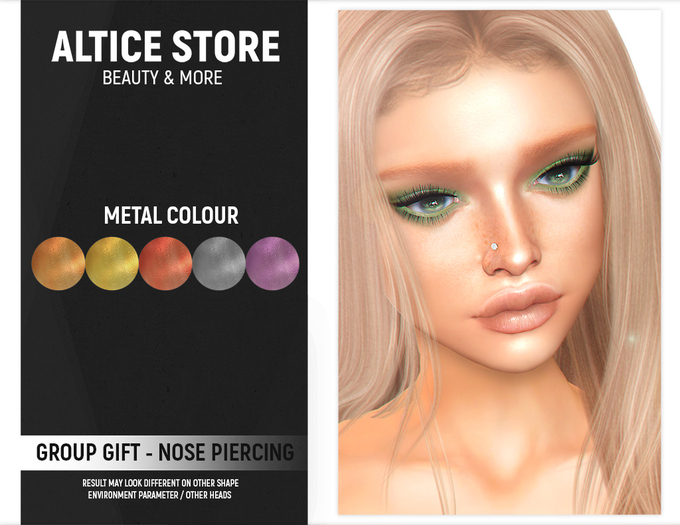 [ALTICE] MESH NOSE PIERCING - GIFT
