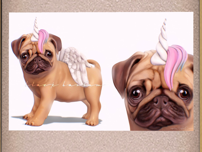 **[BB] Derpy Uni Pug 2 in 1 RARE