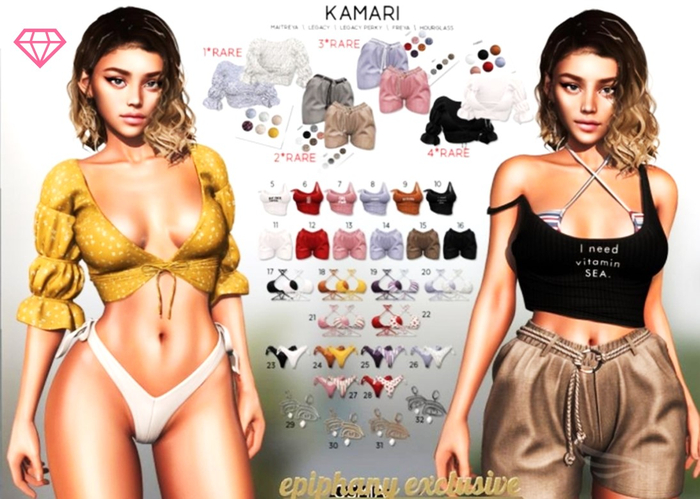 OSMIA - Kamari.Gacha.Shorts - Colors - M - RARE