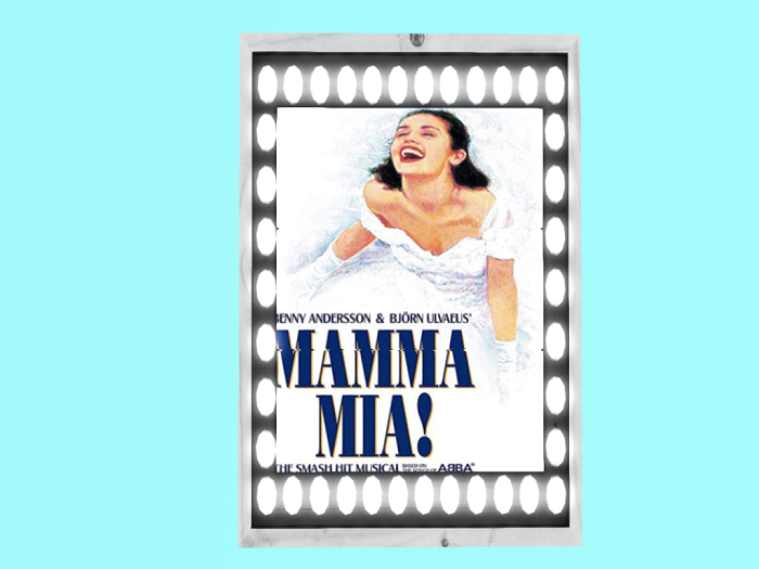 Broadway Playbill-lighted-Mamma Mia