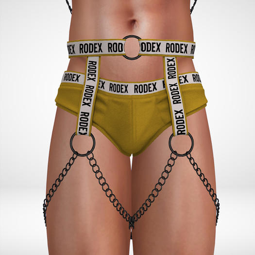RODEX: Fetish Harness Bottom Yellow
