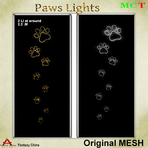 FCBTS - Mesh Paws lights B
