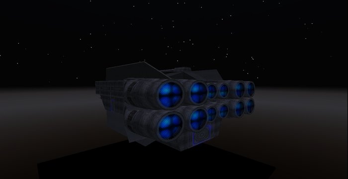 Dragonash Dreadnaught Starship skybox home