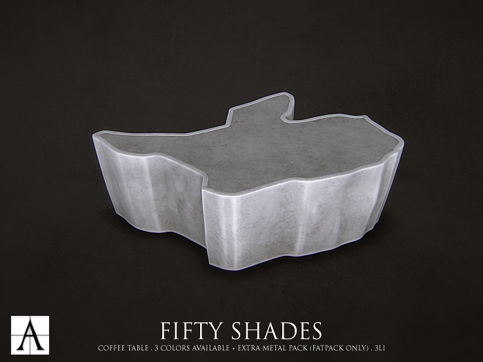 Architect. "Fifty Shades" Table (white)