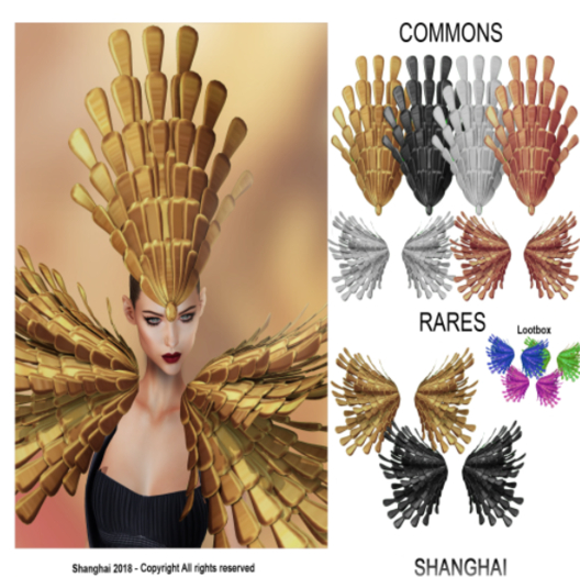 - shanghai - Empress Shoulder Gold RARE