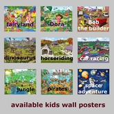Kids wall poster pirates