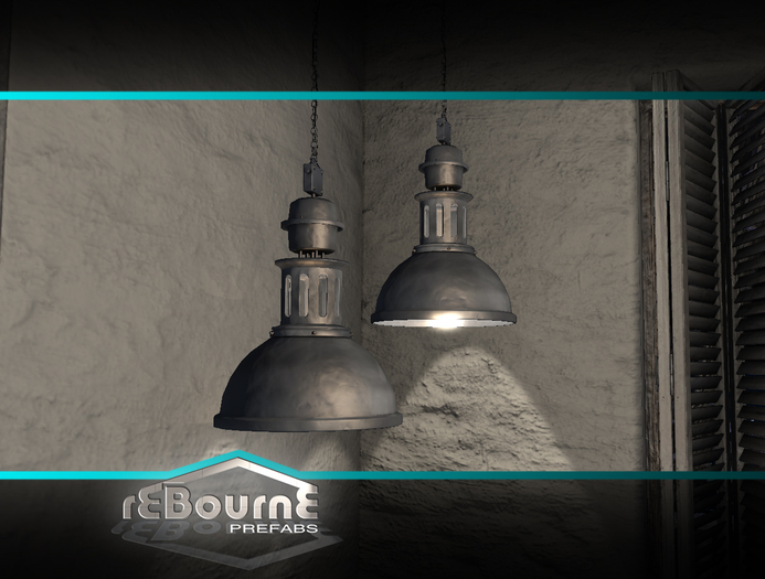 reBourne Prefabs Industrial Lamp Steel copy (click to wear)