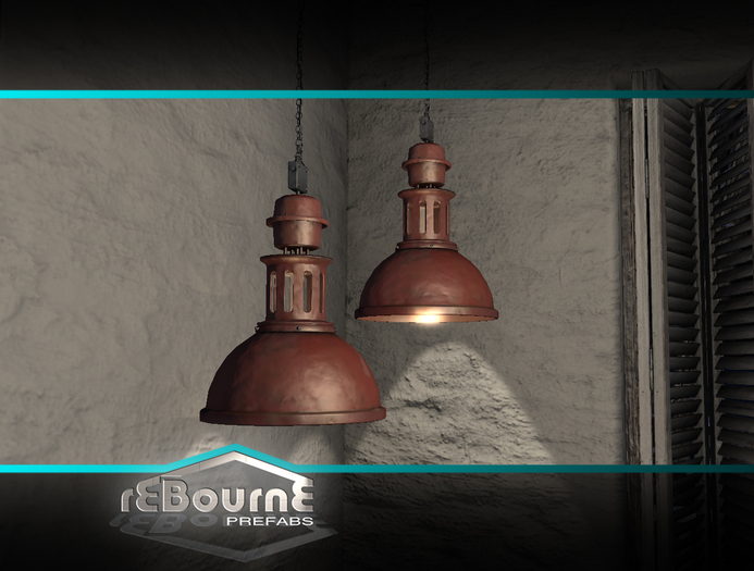 reBourne Prefabs Industrial Lamp Red copy (click to wear)