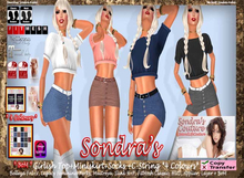 *Sondra's Girlish Top+Miniskirt+Socks Mona *4 Colours* (add)