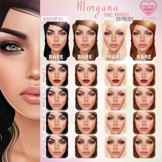 [PF] Morgana <Apricot> - Makeup #1 (blkbrow) RARE