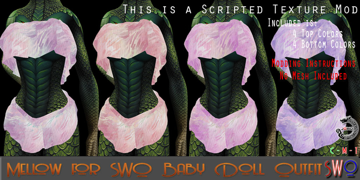 SWO Texture Mod Kit Mellow for SWO BabyDoll Outfit