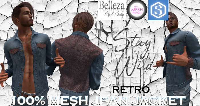 =Stay Wild =  Retro Jean Jacket - Wear Me!