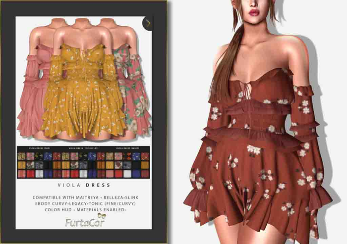 :::FurtaCor Female:::Viola Dress