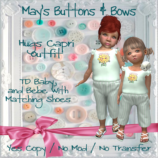 MBB * Hugs Capri Outfit (TDBFitted&Bebe)
