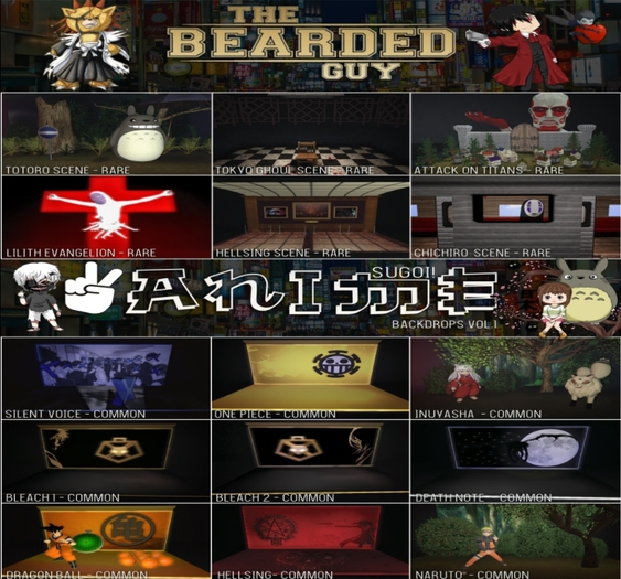 BOX Backdrop Chihiro - THE BEARDED GUY RARE