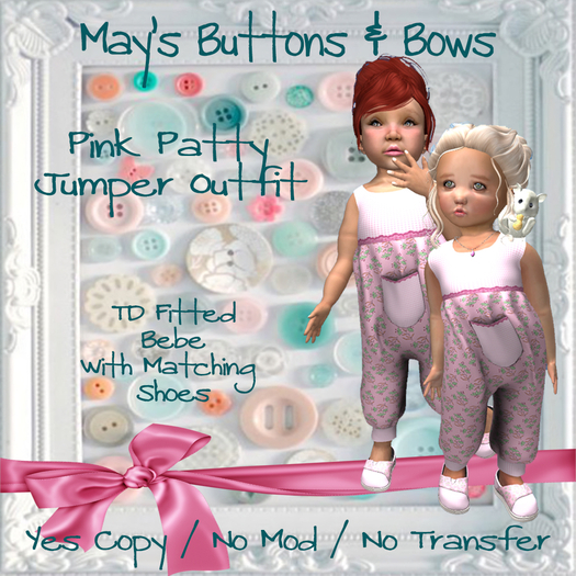MBB * Pink Patty Jumper Outfit (TDFitted&Bebe)