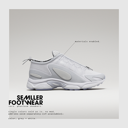 Semller - Phantasm Sneakers White & Grey (add)