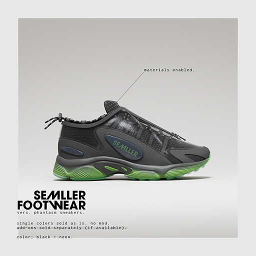 Semller - Phantasm Sneakers Black Neon (add)