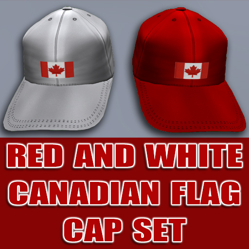 CANADIAN FLAG CAP SET