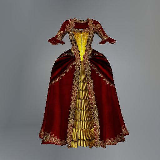 Red Versailles Slink Dress box