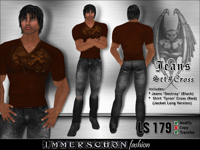 Immerschoen Man - Jeans Set #Cross