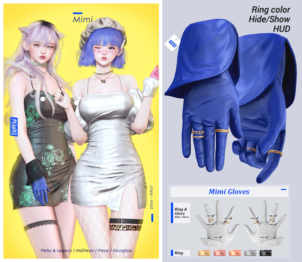 MIWAS / Mimi Gloves #Blue