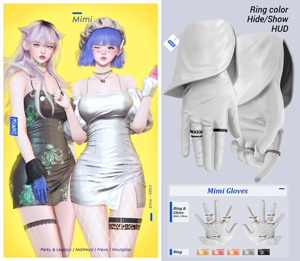 MIWAS / Mimi Gloves #White