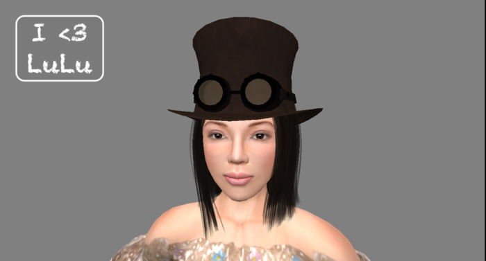 I<3LuLu St eampunk Hat